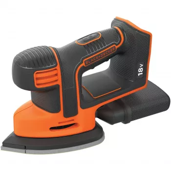 Detailschleifer Schwarz & Decker BDCDS18N, kabellos 18V Li‑Ion 1,5 Ah, 12.000 U/min, schwarz/orange