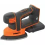 Detailschleifer Schwarz & Decker BDCDS18N, kabellos 18V Li‑Ion 1,5 Ah, 12.000 U/min, schwarz/orange
