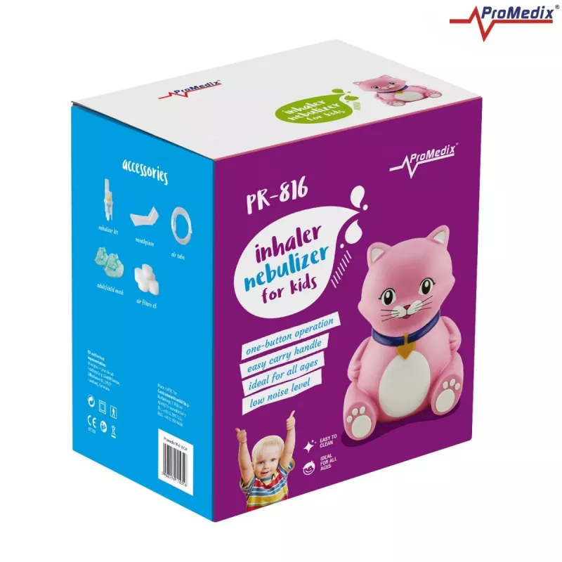 Inhalator-Vernebler ProMedix PR-816 kompaktes Design für Kinder, Modell PR-816