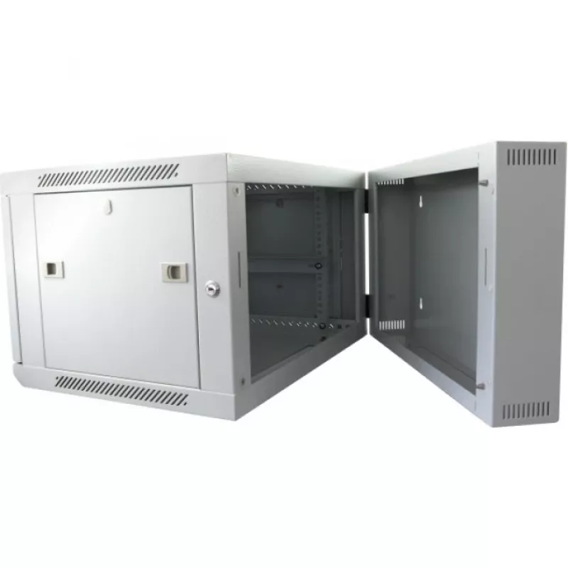 Rack-Schrank ALLNET SMB6612 Grau 33 kg, Server-/Netzwerkgehäuse, kompakter Standschrank