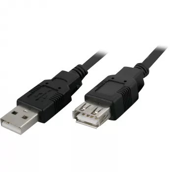 USB-A-zu-USB-A-Kabel GEMBIRD 68904, USB 2.0, 3 m, schwarz
