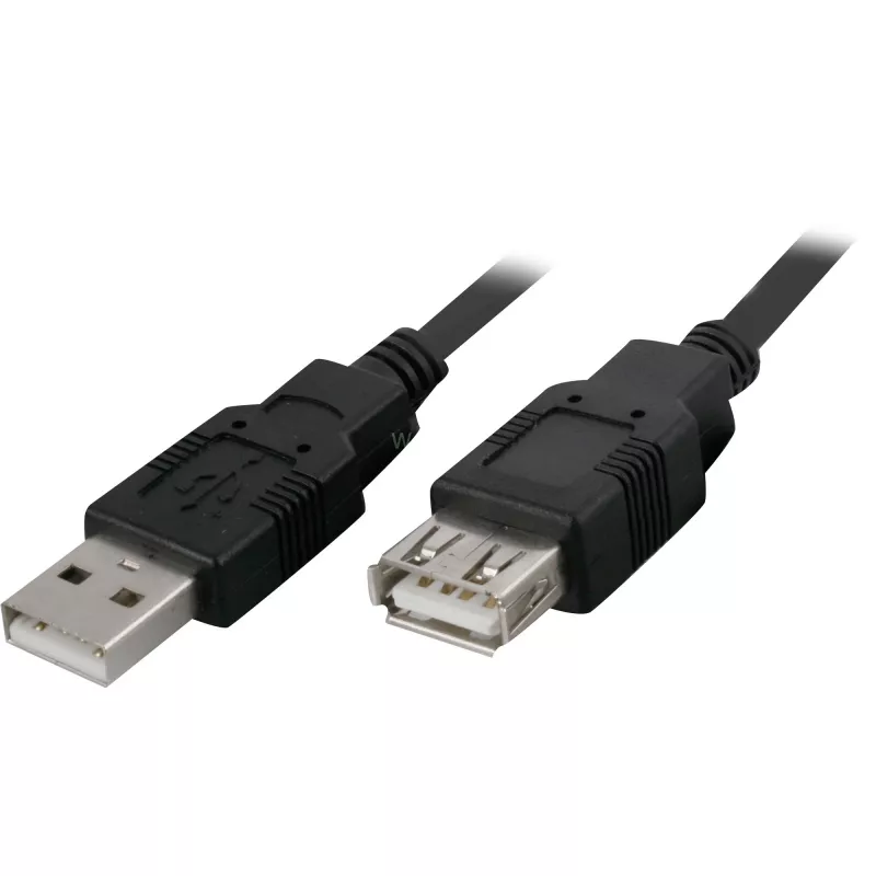 USB-A-zu-USB-A-Kabel GEMBIRD 68904, USB 2.0, 3 m, schwarz