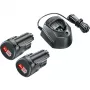 Batterie-Starter-Set Bosch GAL1210CV 12V mit 2x1,5-Ah-Akkus und Ladegerät