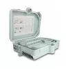 DeLOCK Glasfaser-Verteilerbox 24 Ports IP65 wasserdicht Grau