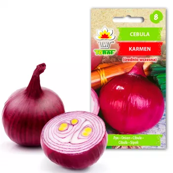 Onion Karmen Toraf Gemüsesamen, 3g-Packung