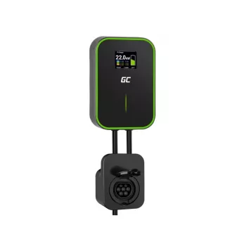 GREEN CELL WALLBOX EV POWERBOX 22KW MIT STECKDOSE & RFID