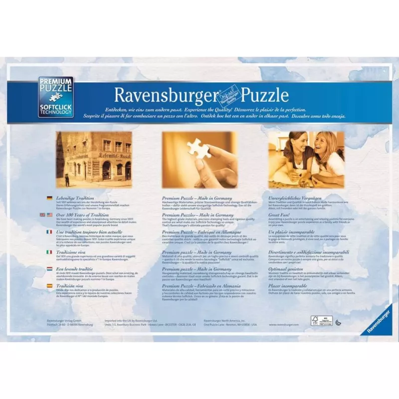 Puzzle Märchenschloss in 4 Jahreszeiten