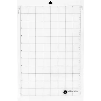 Silhouette CUT-MAT-8 Standard-Schneidematte für Schneideplotter, haftend, 203 x 305 mm (8 x 30,50 cm, 12) (CUT-MAT-8)