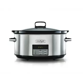 Slow Cooker Crock-Pot CSC063X 7,5 L, 320 W, Edelstahlgehäuse, herausnehmbare Keramikschüssel