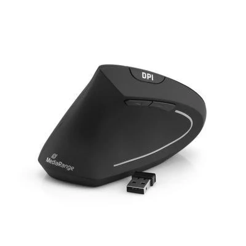 Maus USB Optisch Wrl 6-TASTEN/LINKS Schwarz MROS233 Mediarange
