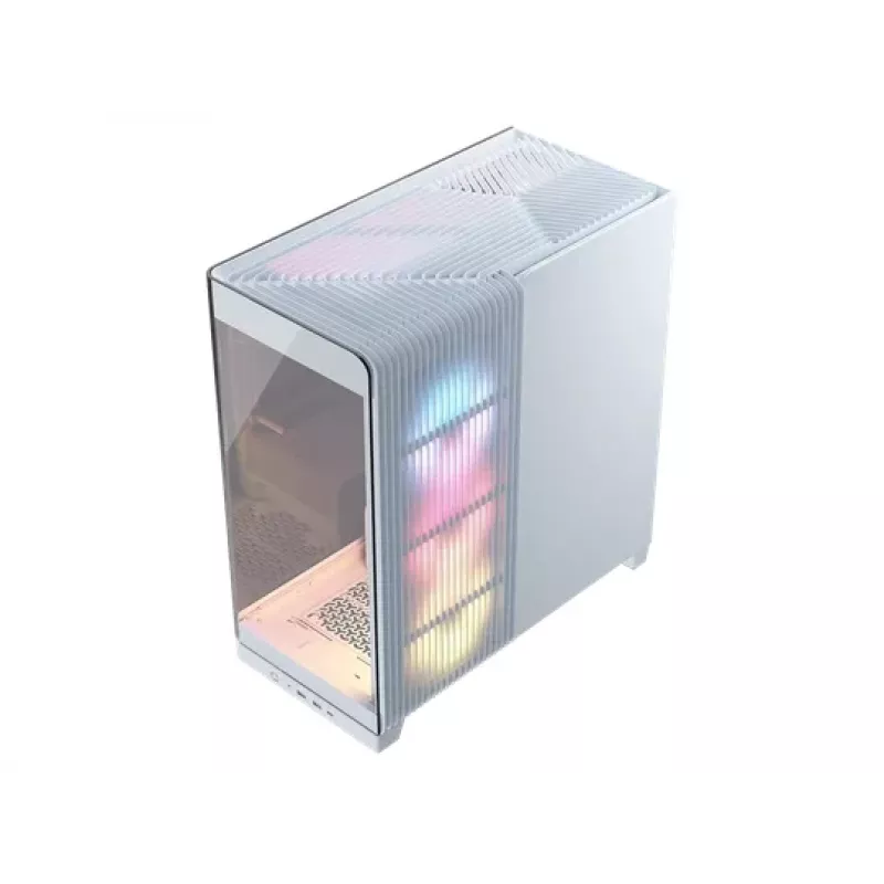 PC-Gehäuse Corsair 4500X LX-R RGB Tempered Glass Midi Tower Weiß