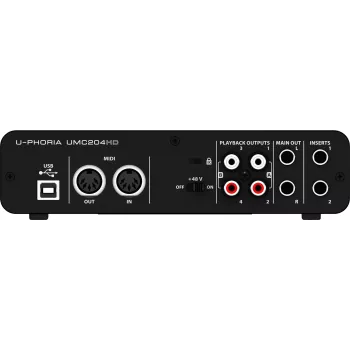 Behringer UMC204HD ergänzende Musikausrüstung