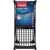 Wäscheständer VILEDA Infinity Flex Ultimate Teleskop — schwarz, beschichtetes Aluminium, 30 m Trockenfläche, faltbar, Rollen