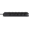 Steckdosenleiste IP44 6-fach schwarz 2m H07RN-F 3G1,5 (1159970)