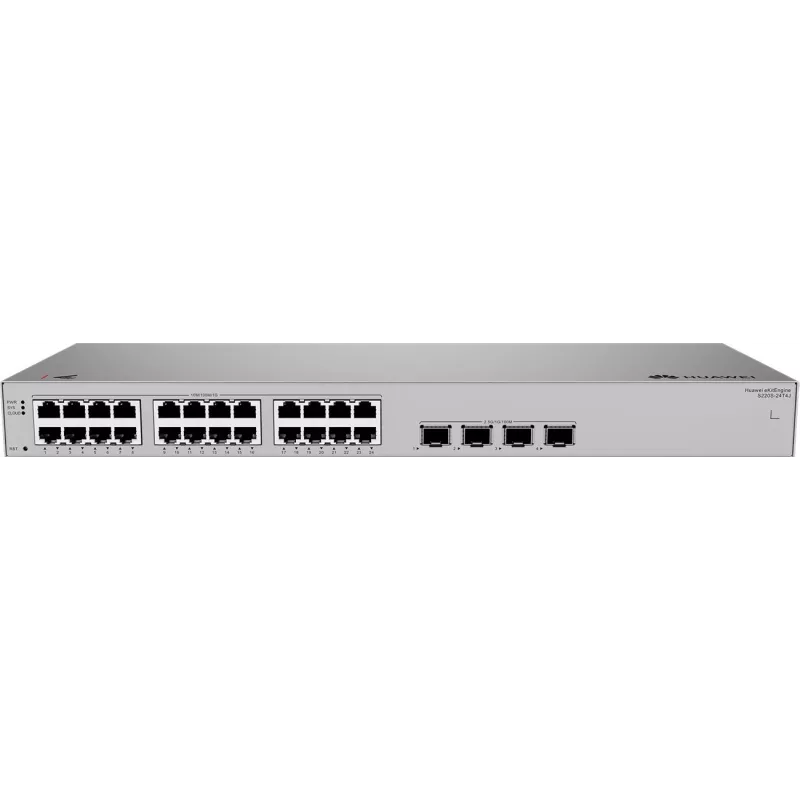 Huawei S220S-24T4J Gigabit Switch, 4x 2.5G SFP, 24x LAN, 4x 2.5G SFP
