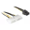 Stromkabel für PCI Express Karte DeLOCK 82315 0,15m
