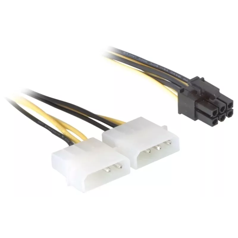Stromkabel für PCI Express Karte DeLOCK 82315 0,15m