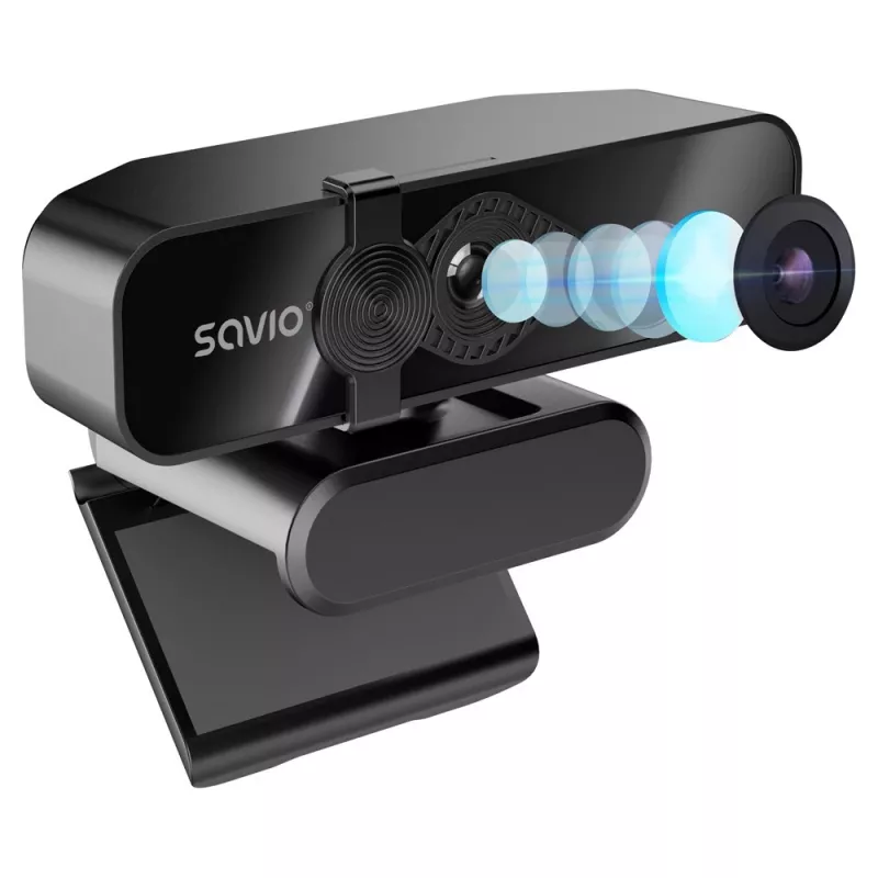 Savio CAK-06 Webcam 3840 x 2160 Pixel USB Schwarz