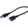 USB-Kabel Tecline 532459 USB 3.2 Gen 1 0,5 m Schwarz