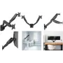 Logilink - Montageset - für 2 LCD-/Plasma-Konsolen (Gasfeder) - Kunststoff, Aluminium, Stahl - Schwarz - Bildschirmgröße: 43,2-81,3 cm (17-32) - Wandhalterung (BP0146)