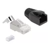 DeLOCK 66903 Kabelverbinder RJ-45 Schwarz Metallisch Stecker 25 Stück