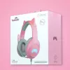 FR-TEC Tanooki Kopfhörer Kabelgebunden Kopfbügel Gaming Grau - Pink (FT2021)
