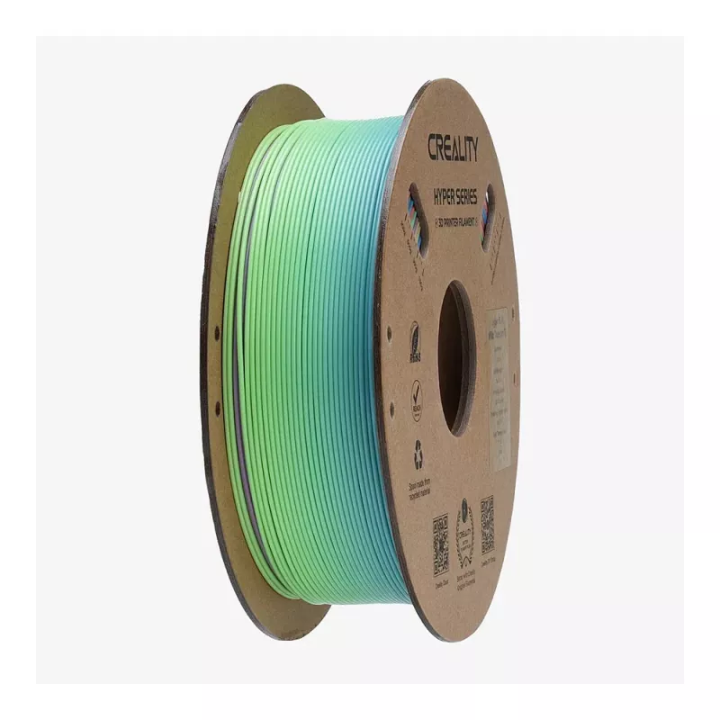 Filamentspule Creality PLA 1.75 mm 1 kg — Blau, Grün, Rosa (3301010425)