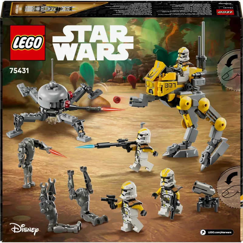 LEGO Star Wars Set 327th Star Corps Clone Troopers Battle 75431 — 258 Teile, 7 Minifiguren, Alter 7+