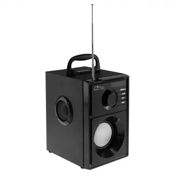 Tragbarer Lautsprecher MEDIA-TECH MT3179, 20 W (RMS 15 W), Bluetooth 5.1, FM, MicroSD, USB, AUX, Li-Ion, 6 h, Holzgehäuse