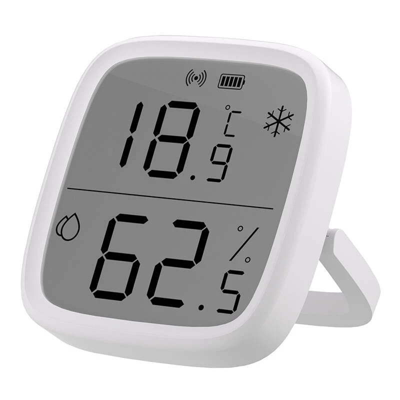 Sonoff ZigBee Innen-Temperatur- & Feuchtigkeitssensor SNZB-02D Kabellos Batterie CR2450