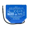 Smart-Relais Shelly Qubino Wave 1 Kunststoff 110–240V 16A, Z-Wave 868,4 MHz, blau, Wandmontage