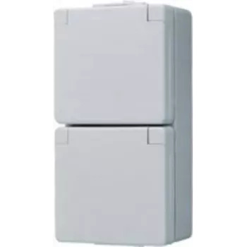 Steckdose Typ F Jung 622 WW — weiß, Duroplastgehäuse, 250 V / 16 A