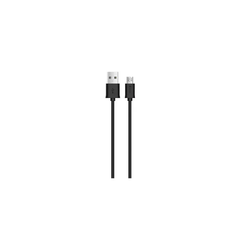 USB-Ladekabel Devia Micro Smart Series V2 5V 2,1A 1 m, schwarz