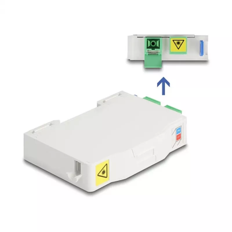 Glasfaser-Abschlussdose DeLOCK 85935 SC Simplex Weiß