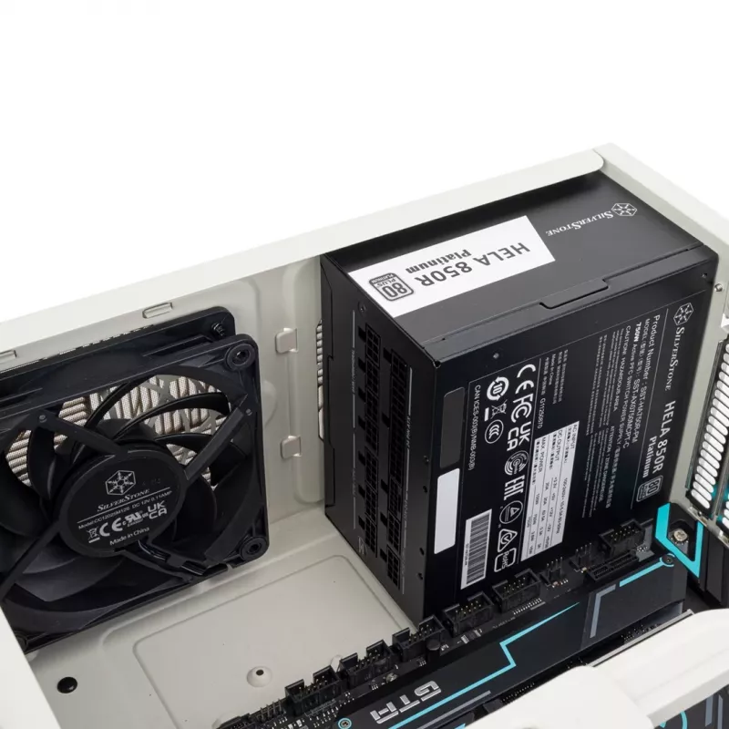 Silverstone SST-FLP01W Computergehäuse HTPC Weiß