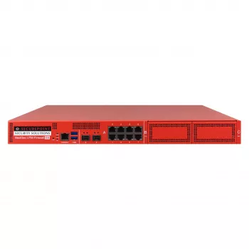 Securepoint RC1000R G5 Security UTM Appliance, 30 Gbit/s, 3,5 Gbit/s, 1000 Benutzer, AES, Kabelgebunden, RJ-45