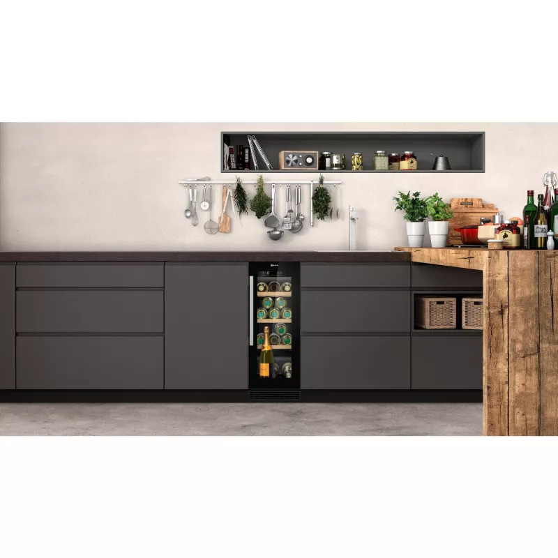 Neff KU9202HF0 Weinkühler Einbau Schwarz 21 Flaschen