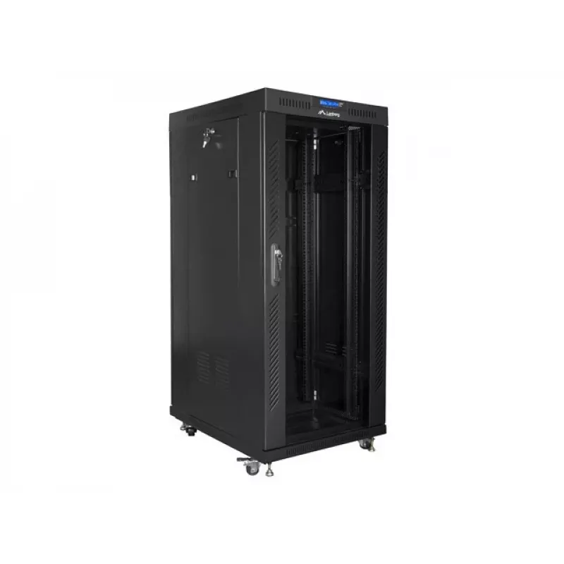 Freistehendes Rack Lanberg FF01-8822-12BL 22U Schwarz 800 kg
