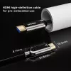 HDMI-Kabel Unitek C11085GY01-15M — HDMI Typ A auf A, 30 m, HDMI 2.1, 8K@60Hz, 4K@144Hz, vergoldete Kontakte, schwarz