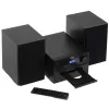 Mini Hi‑Fi Stereo System Adler AD 1917 — Bluetooth V5.3, CD/USB/MP3, 2×25 W RMS, UKW-Tuner, 4‑Band-Equalizer, AUX, Schwarz