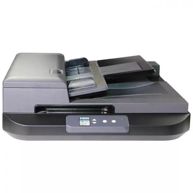 Flachbett- & ADF-Scanner Avision AD5800 — 1200 x 1200 DPI, A4, 100-Blatt-ADF, Duplex, LCD, weiß