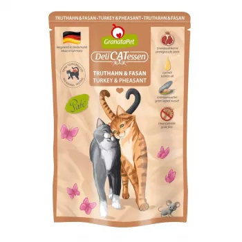 GRANATAPET DeliCATessen Truthahn und Fasan - Nassfutter für Katzen - 85 g