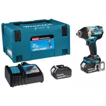 Makita DTW701RTJ Akku-Schlagschrauber 1000 U/min Schwarz, Blau