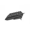 Kabelgebundene Full-Size-Tastatur NATEC Moray ES mit USB, Spanisch QWERTY, 105 Tasten, ID-Kartenleser, 1,5 m Kabel, Schwarz