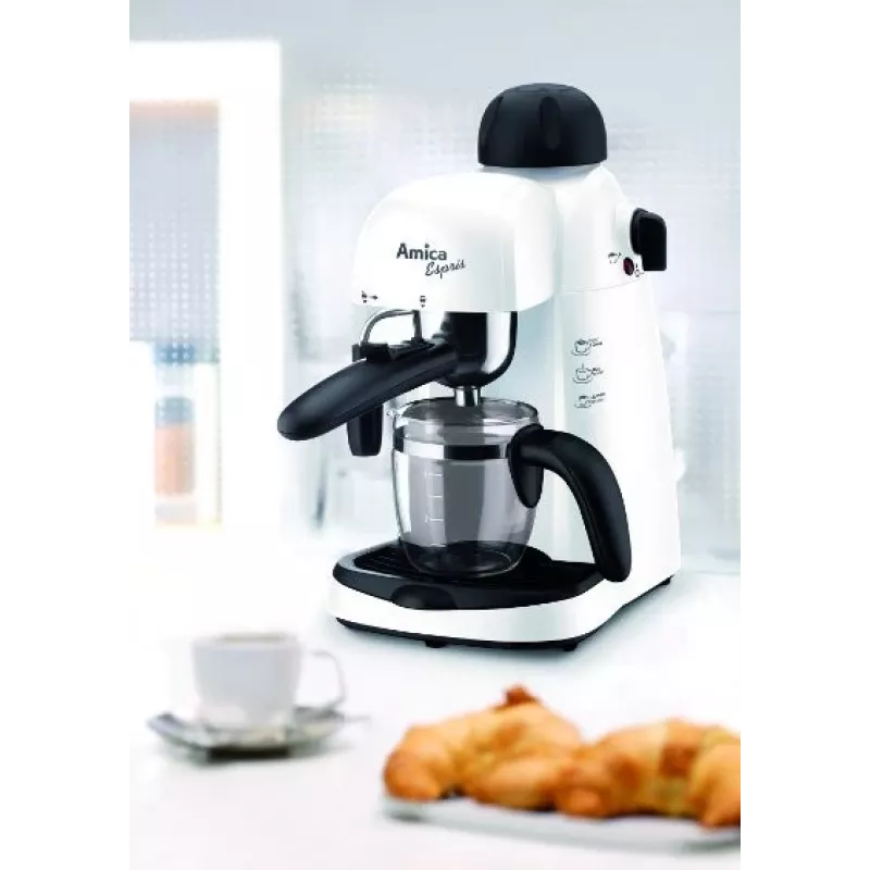 Espressomaschine weiß-schwarz CD1011
