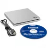 GP70NS50 SLIM, externer DVD-Brenner (Silber, extern, USB 2.0, 5,25)