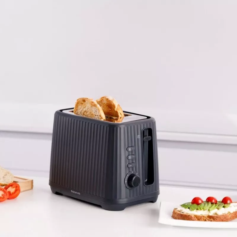 Taurus Jonic Toast Toaster 2 Scheiben 1150 W Schwarz