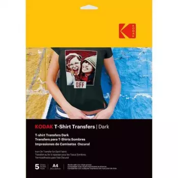Transferfolien Kodak 3510553 — 5 Stück für dunkle Stoffe (Transferpapier)