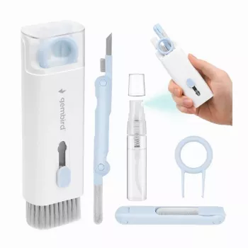 Gembird 7-in-1 Universal Portable Cleaning Kit - Weiß