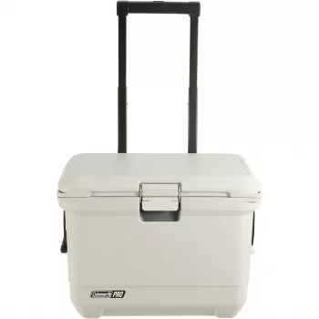 Coleman Pro 55QT Wheeled Cooler Box Weiß 52L 120h